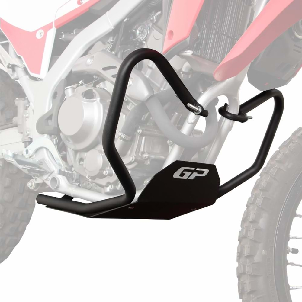 GP Kompozit Honda CRF250L 2013-2024 Uyumlu Karter ve Motor Koruma Demiri Siyah