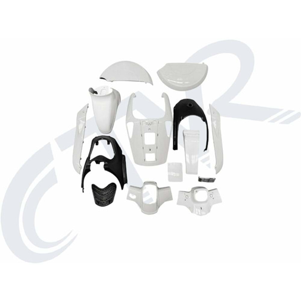 MONDİAL REVİVAL KAPORTA SETİ BEYAZ (14 PARÇA ABS)