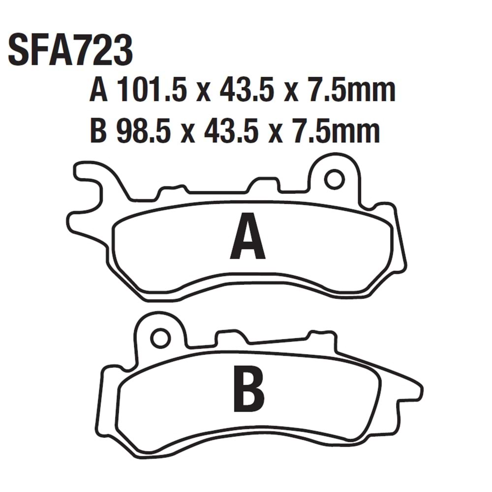 RKS BİTTER 125 ÖN FREN DİSK BALATASI