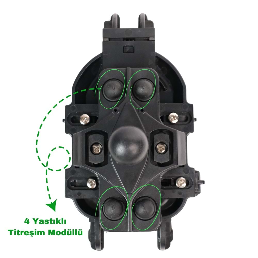 KNMASTER FP400 Titreşim Engelleyicili Tüm Motosikletlere Uyumlu Telefon Tutucu
