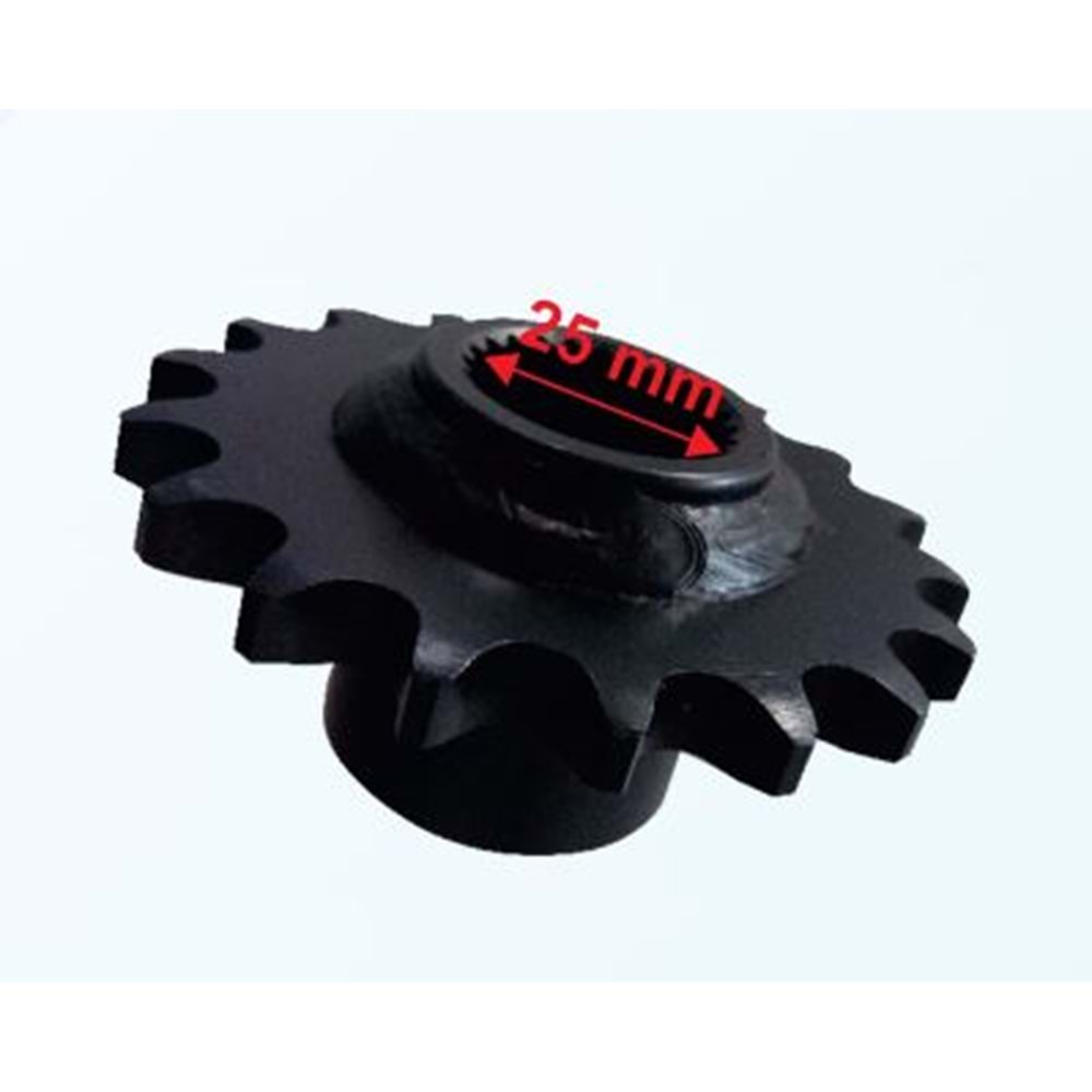 BS150 ATV ÖN DİŞLİ 428-18T İÇ 25 mm UZUNLUK 39 mm