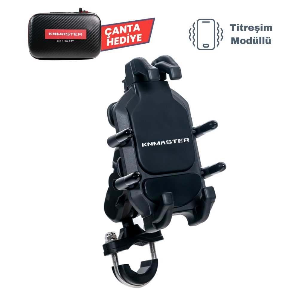 KNMASTER TT-860 TELEFON TUTUCU TİTREŞİM ENGELLEYİCİ TÜM MOTOSİKLETLER