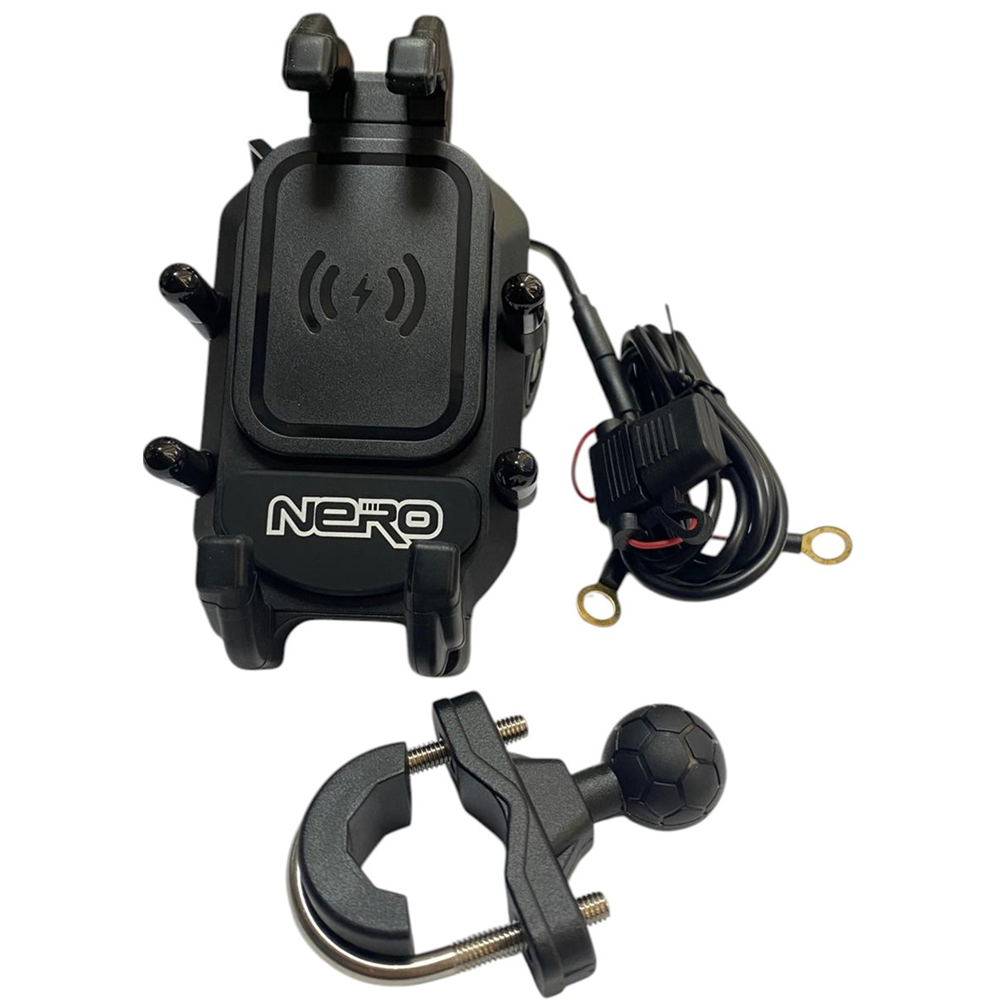 ŞARJLI GİDON BAĞLANTILI TELEFON TUTUCU (TİTREŞİM MODÜLLÜ)NERO