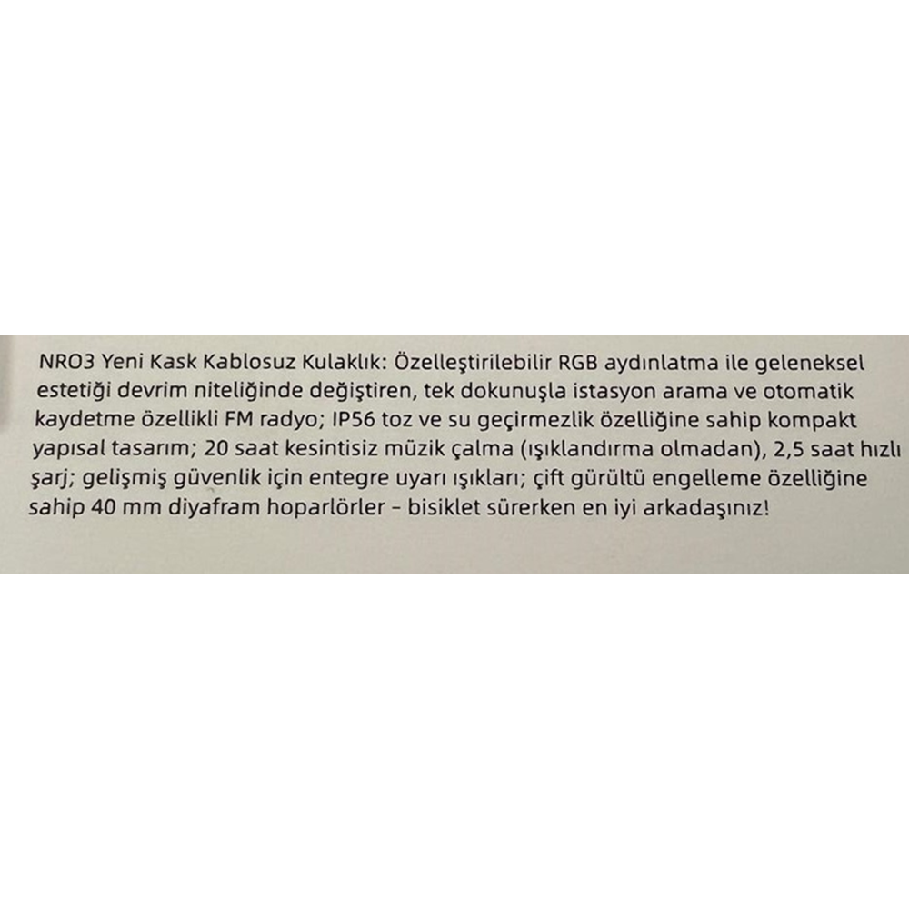 NERO 03 BLUETOOTH KULAKLIK (İNTERCOM)