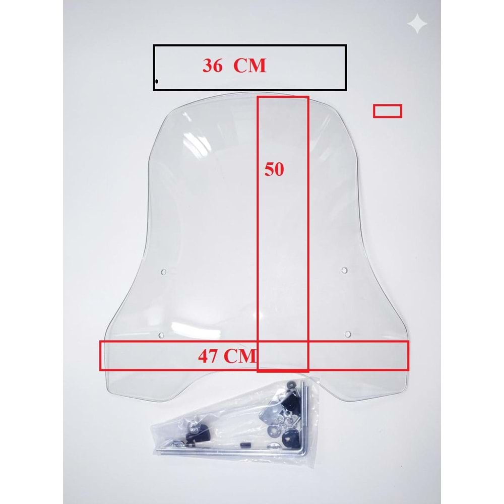 ÜNİVERSAL ŞEFFAF SİPERLİK CAMI