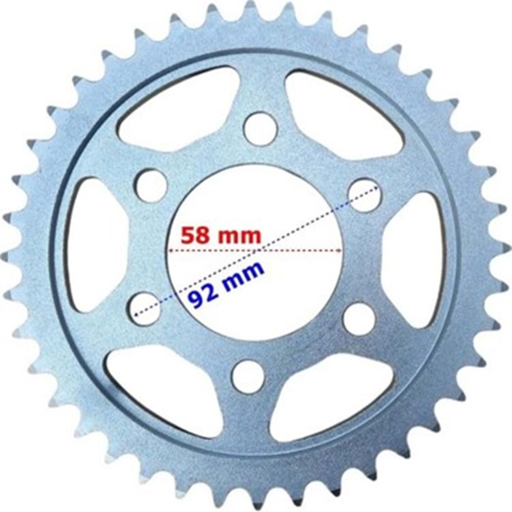 RKS SRK 125R UYUMLU ARKA DİŞLİ 43T