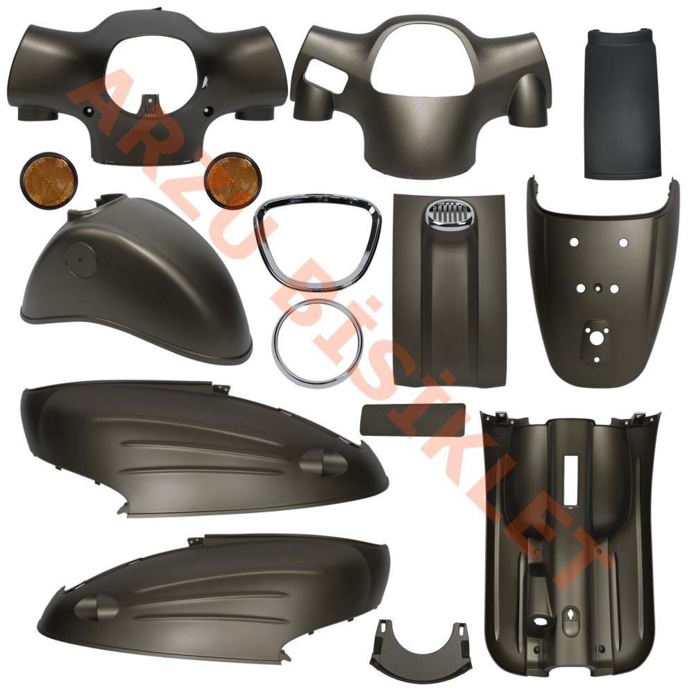 MONDİAL TURISMO 50 UYUMLU KAHVERENGİ KAPORTA SET BOYALI AKSAM