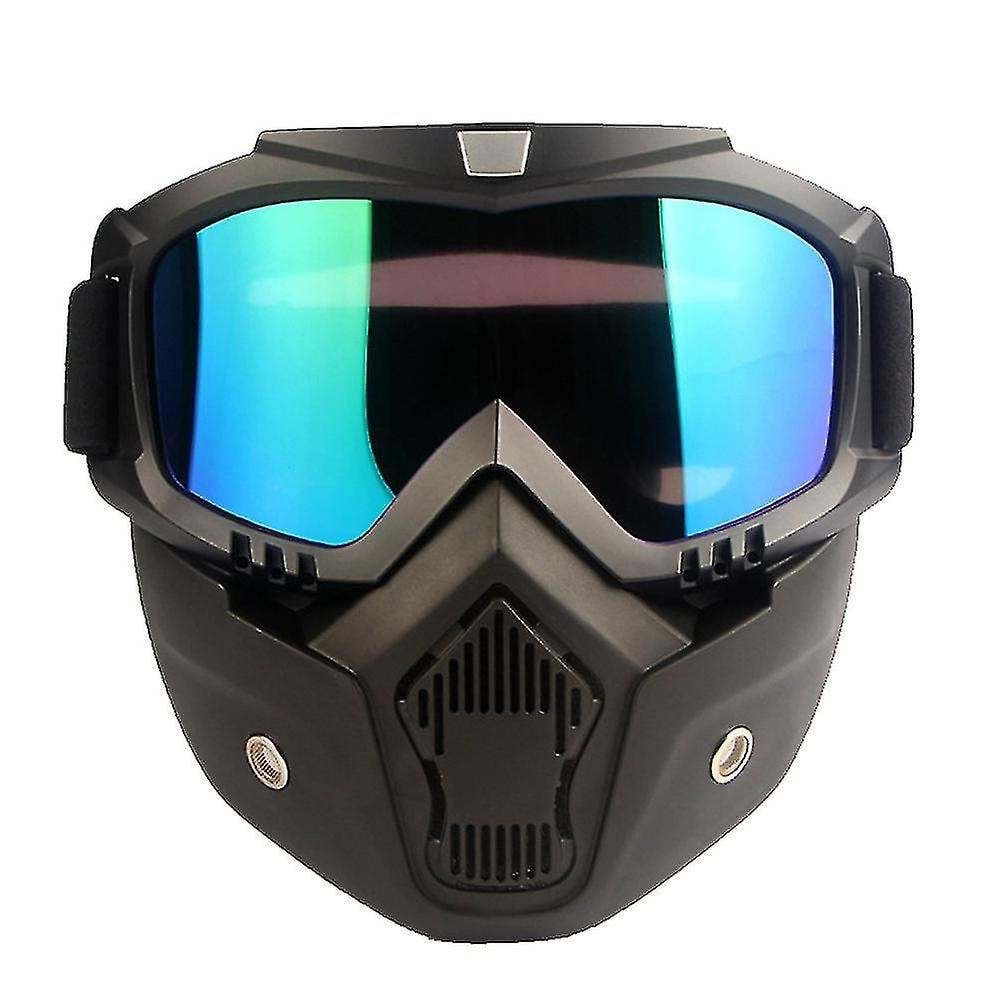 MOTOSİKLET KASK MASKESİ - AYNALI - M