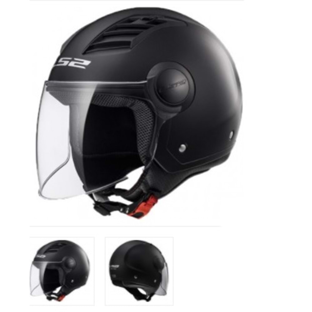 LS2 LS2 AIRFLOW METROPOLIS MAT - SİYAH - M