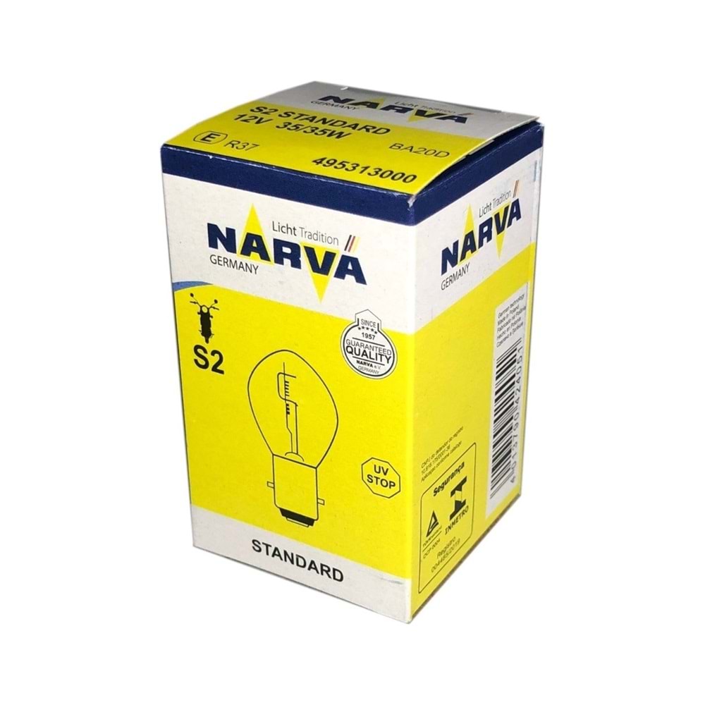 12 35 35 NARVA FAR AMPULU BOŞ TİPİ