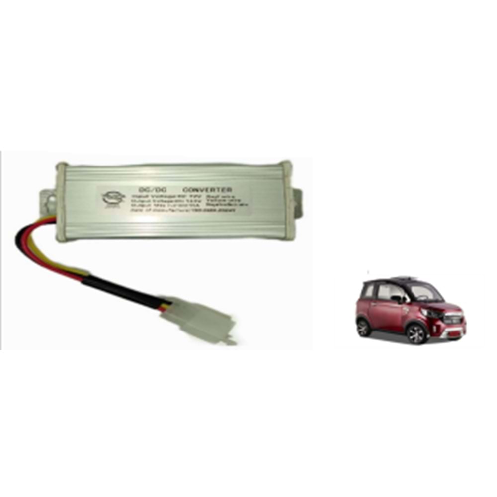 ELEKTRİKLİ ARABA DÜŞÜRÜCÜ 72V 13.5V 15A VOLTAJ