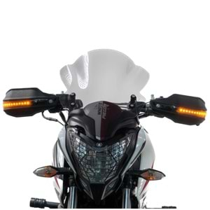 GP Kompozit Bajaj Dominar 250 / 400 2017-2024 Uyumlu Led Sinyalli Elcik Koruma Siyah