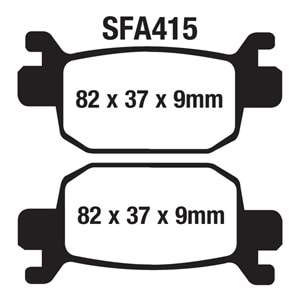HONDA FORZA 250 (18-23) NSS 300 FORZA ARKA FREN DİSK BALATASI SFA415 ASK