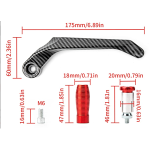 MANET KORUMA TAKIM KARBON DESEN TİTANYUM