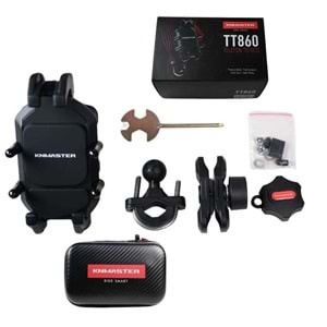 KNMASTER TT-860 TELEFON TUTUCU TİTREŞİM ENGELLEYİCİ TÜM MOTOSİKLETLER
