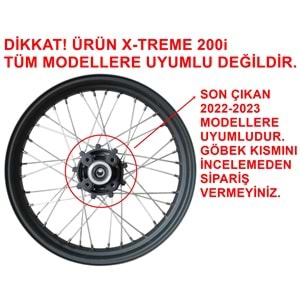 MONDİAL X TREME CROSS ARKA JANT ENJEKSİYONLU MODEL 2.50-19 (2022-....) ORJ