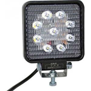 TAS L1003 12-80V KARE TIP ÇALISMA LAMBASI 9 LED 27W 35MM