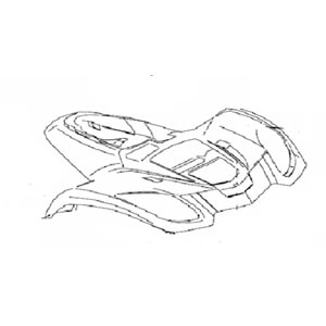 KUBA LH200 ATV ÖN ÇAMURLUK BEYAZ RACER280