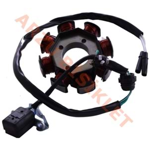 KUBA-ASYA 125CG STATÖR 8SARGI 3FİŞLİ
