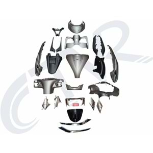 TVS JUPİTER 125 CC UYUMLU KAPORTA SETİ GRİ