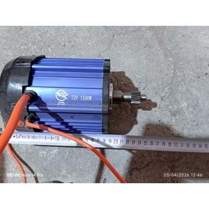 72VOLT KASALI ELEKTRİKLİ BÜYÜK MOTOR 72V 1500WATT