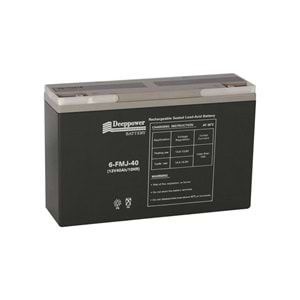 DEEPPOWER 12V 40AH ELEKTRİKLİ AKÜ