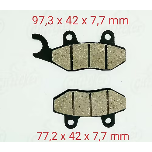 RKS VRS125 DES UYUMLU ÖN FREN DİSK BALATA