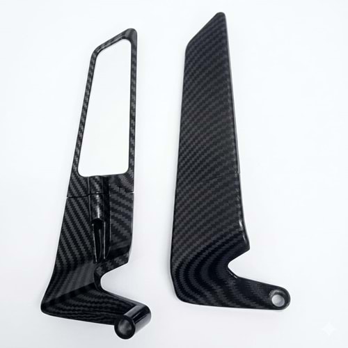 GİDON ÜSTÜ KARBON KANAT H2 AYNA TAKIMI