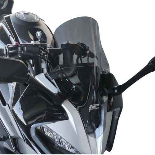 GP Kompozit CF Moto 250 SR 2020-2024 Uyumlu Ön Cam Füme 42CM