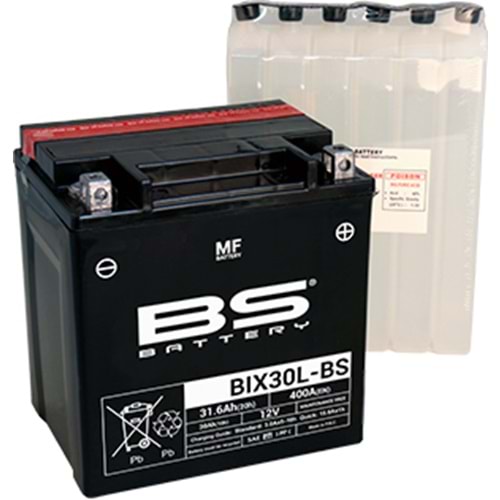 BS 12V 30AH CF ATV AKÜ BIX30L-BS POLARİS SPORTMAN 700 ATV