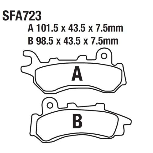 RKS BİTTER 125 ÖN FREN DİSK BALATASI