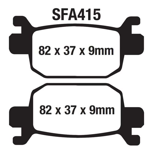 HONDA FORZA 250 (18-23) NSS 300 FORZA ARKA FREN DİSK BALATASI SFA415 ASK