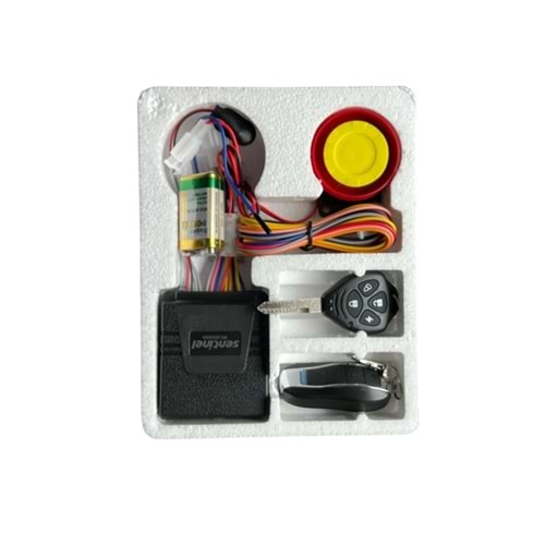 SENTİNEL MOTOSİKLET ALARMI PİLLİ