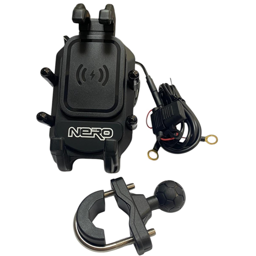 ŞARJLI GİDON BAĞLANTILI TELEFON TUTUCU (TİTREŞİM MODÜLLÜ)NERO