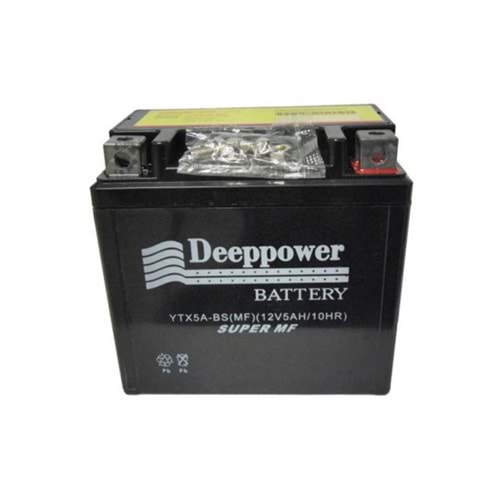 DEEPPOWER 12V 5AH AKÜ YTX5A-BS SFC POPCORN AKÜSÜ