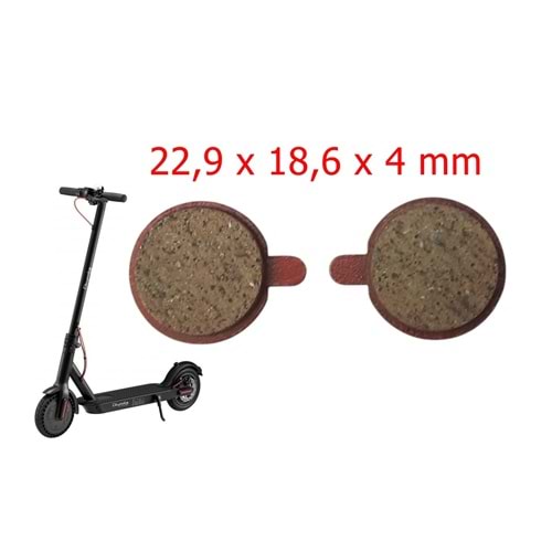 E-SCOOTER FREN DİSK BALATASI MARTI TİP