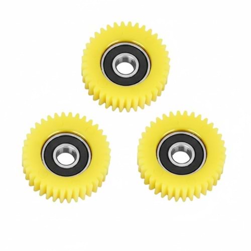 PEDAL DESTEKLİ BİSİKLET Kestamit ŞANZUMAN DİŞLİSİ TAKIMI 36T, 38mm Çap, En12m