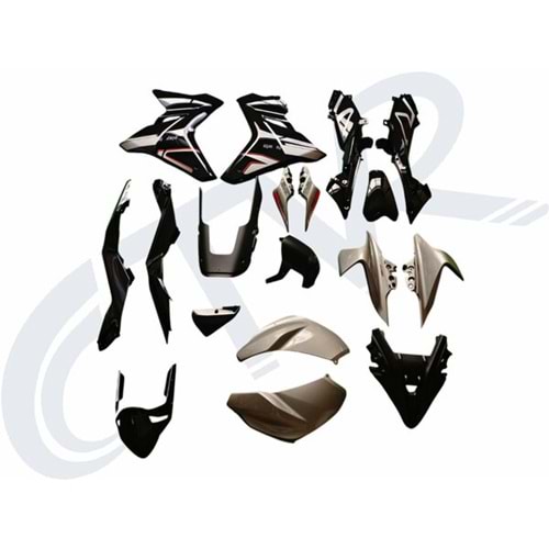 CFMOTO 250SR UYUMLU KAPORTA SETİ SİYAH