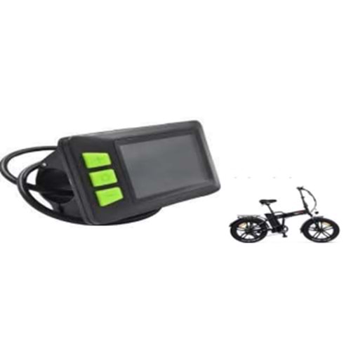 PEDAL DESTEKLİ ELEKTRİKLİ P3C LCD EKRAN KİLOMETRE SAATİ