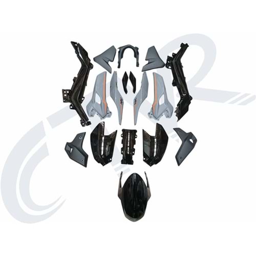 CFMOTO 250NK UYUMLU KAPORTA SET SİYAH