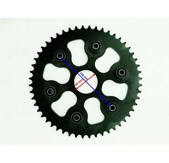 YUKİ 250 İZCİ CROSS ARKA DİŞLİ 428-52T İÇ 45MM 6 TAKOZLU