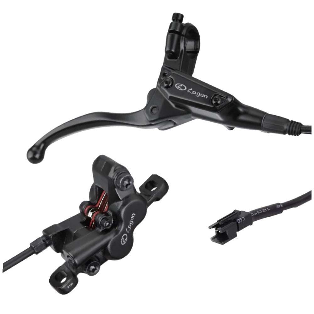 E BİKE ÖN ARKA HİDROLİK FREN TAKIMI 4 PİSTON SM UÇ