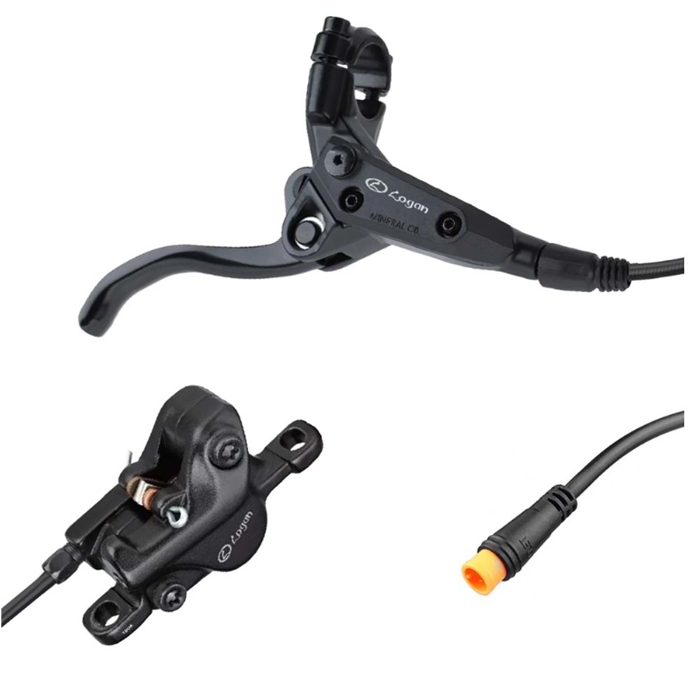 E BİKE ÖN ARKA HİDROLİK FREN TAKIMI 2 PİSTON 3 PİN