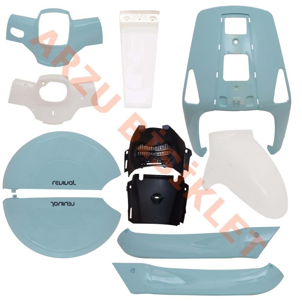 MONDİAL REVİVAL KAPORTA SETİ MAVİ(TURKUAZ)