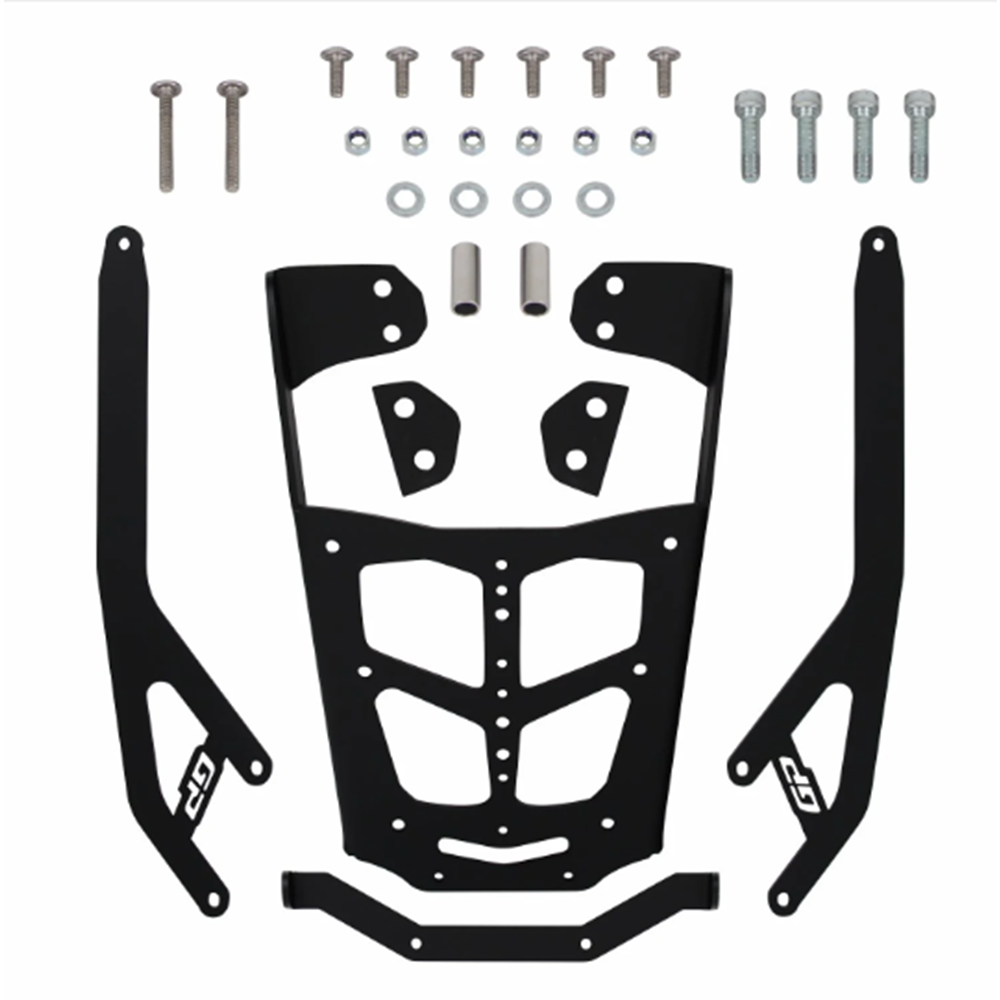 GP Kompozit Bajaj Dominar 250 / 400 2017-2024 Uyumlu Arka Çanta Demiri Siyah