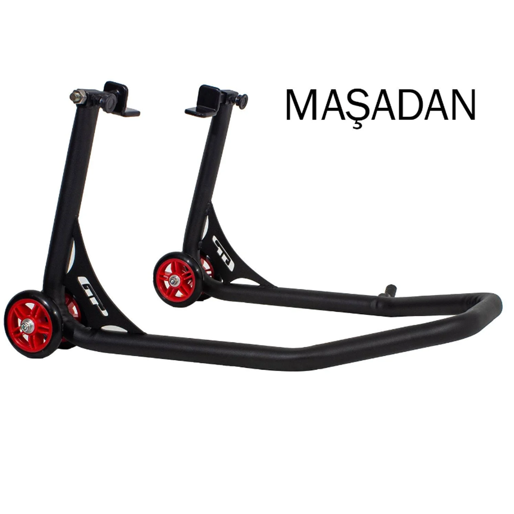 GP Kompozit Universal Demir Arka Kaldırma Sehpası Siyah Arka Maşadan