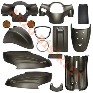 MONDİAL TURISMO 50 UYUMLU KAHVERENGİ KAPORTA SET BOYALI AKSAM