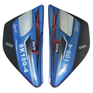 ÇELİK SPORT MAVİ AKÜ KAPAĞI TAKIMI