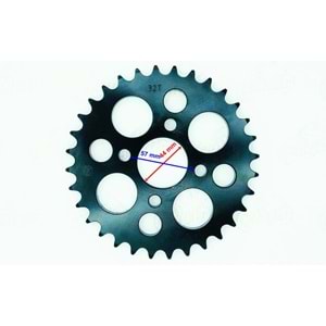 KANUNİ ATV ARKA 530 DİŞLİ İÇ 44MM 32T
