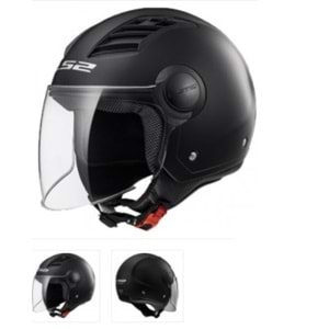 LS2 LS2 AIRFLOW METROPOLIS MAT - SİYAH - M